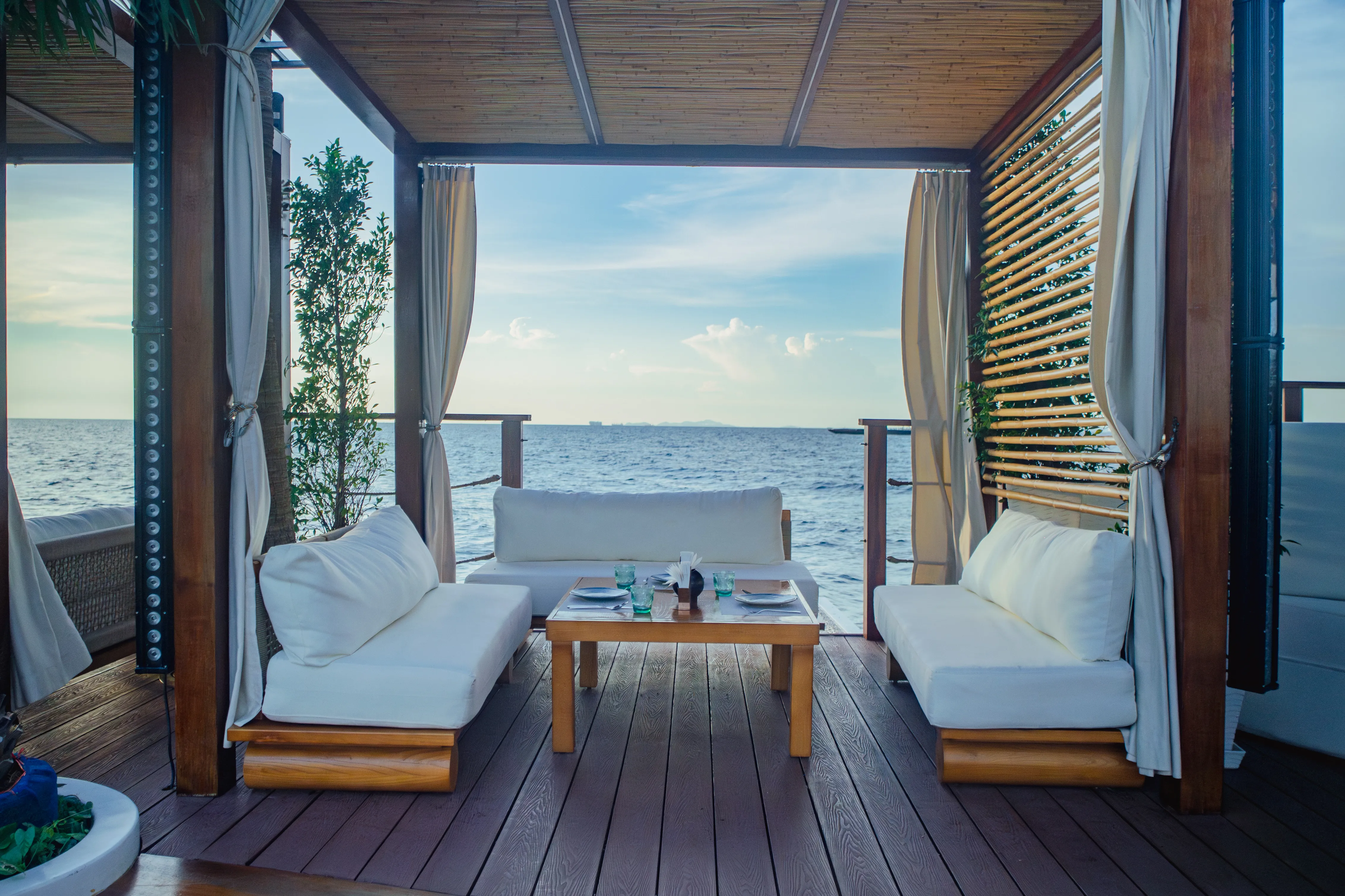 Ocean lounge seating at Sina Pattaya