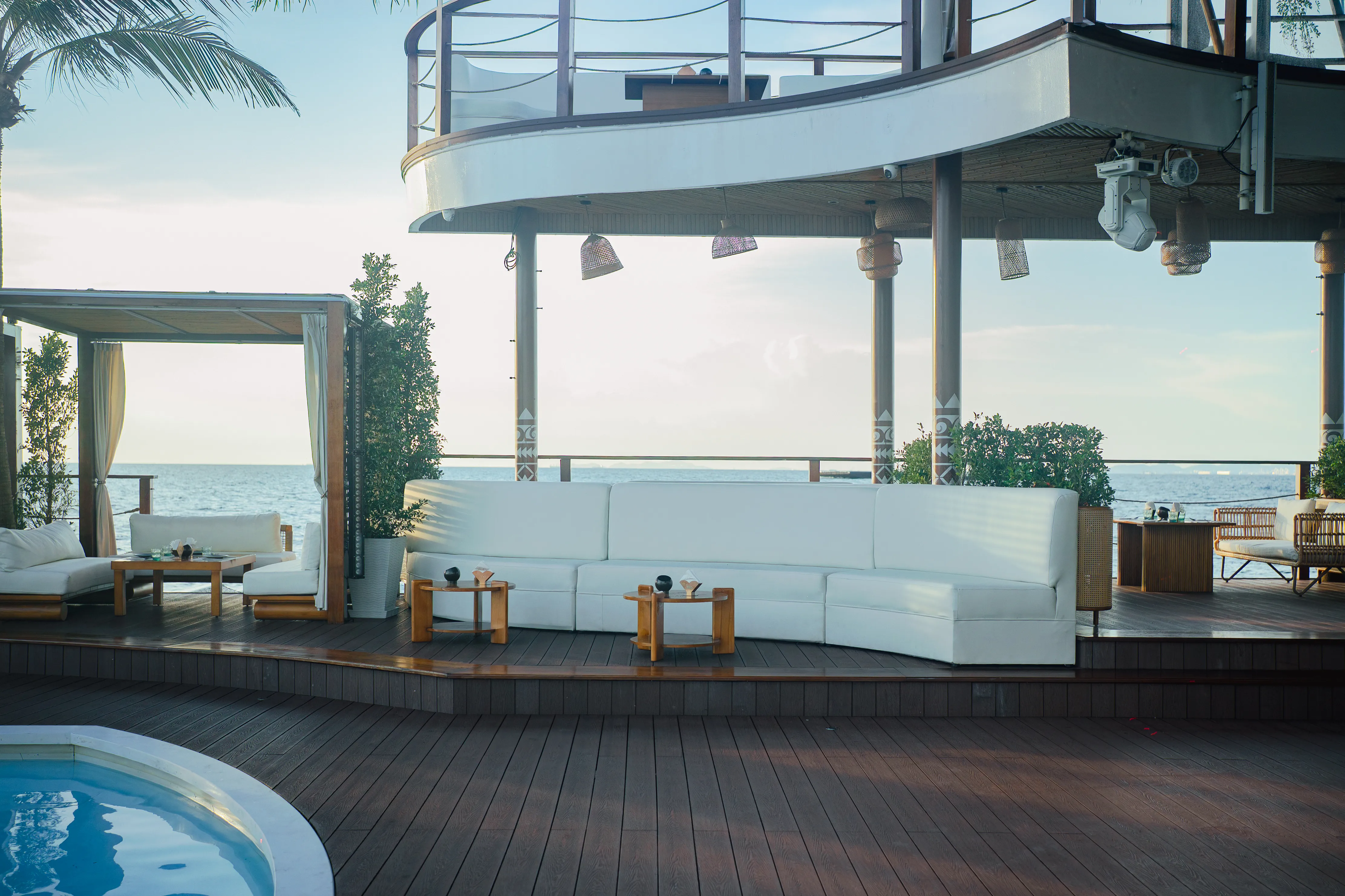 Scene couch reservation area at Sina Pattaya